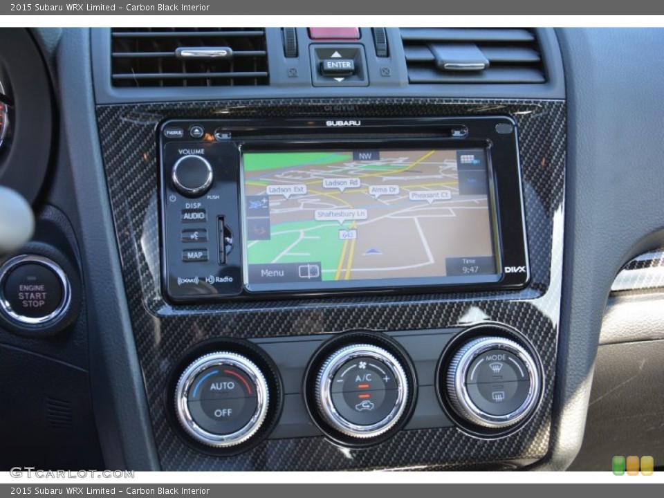 Carbon Black Interior Controls for the 2015 Subaru WRX Limited #103293271
