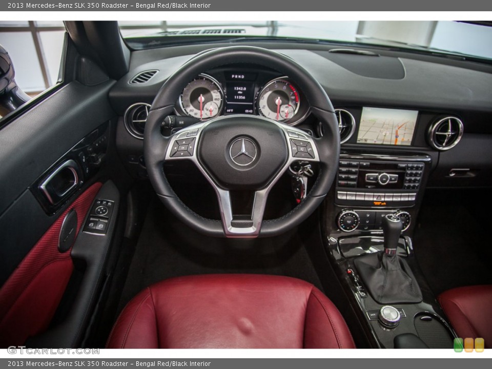 Bengal Red/Black Interior Dashboard for the 2013 Mercedes-Benz SLK 350 Roadster #103295020