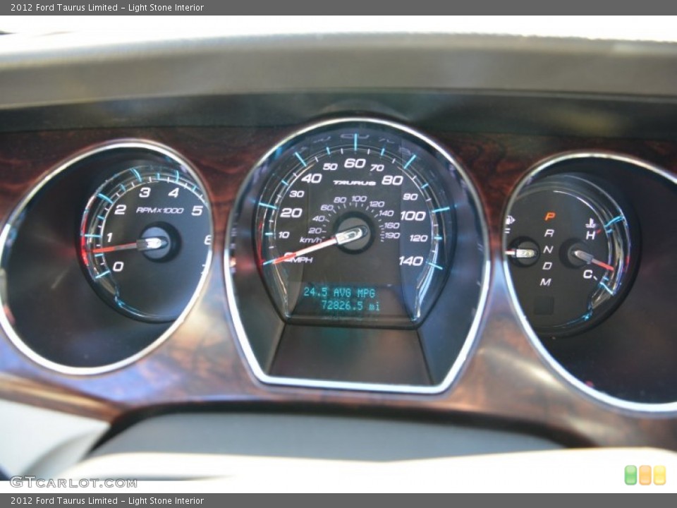 Light Stone Interior Gauges for the 2012 Ford Taurus Limited #103295119