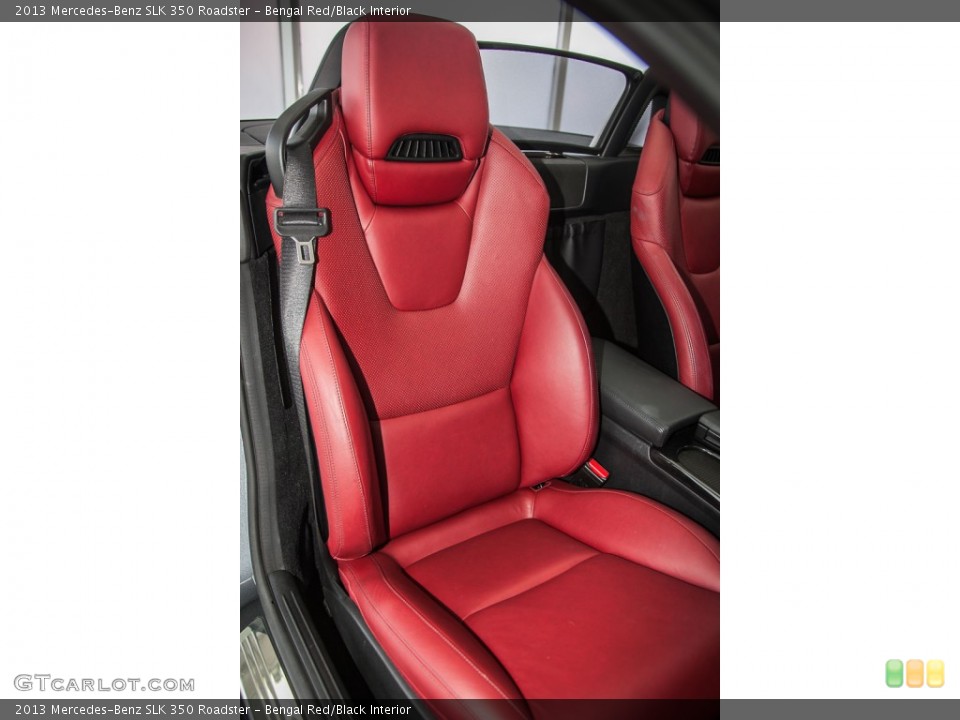 Bengal Red/Black Interior Front Seat for the 2013 Mercedes-Benz SLK 350 Roadster #103295293