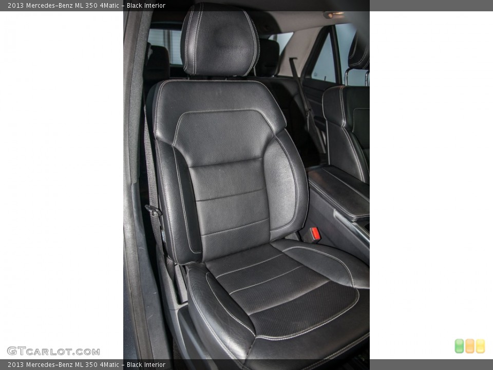 Black Interior Front Seat for the 2013 Mercedes-Benz ML 350 4Matic #103296304