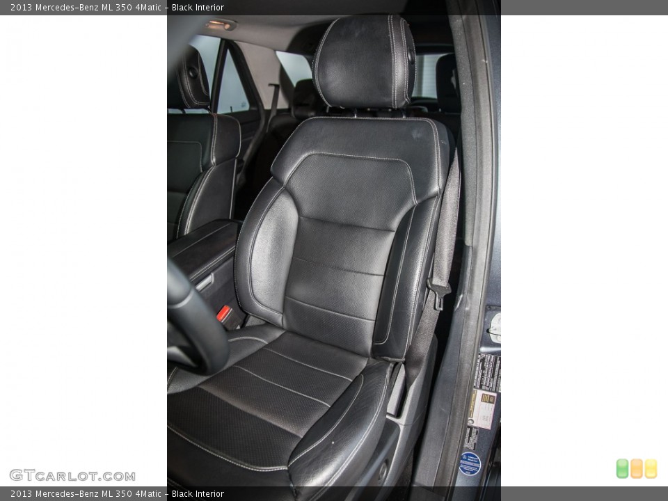 Black Interior Front Seat for the 2013 Mercedes-Benz ML 350 4Matic #103296340