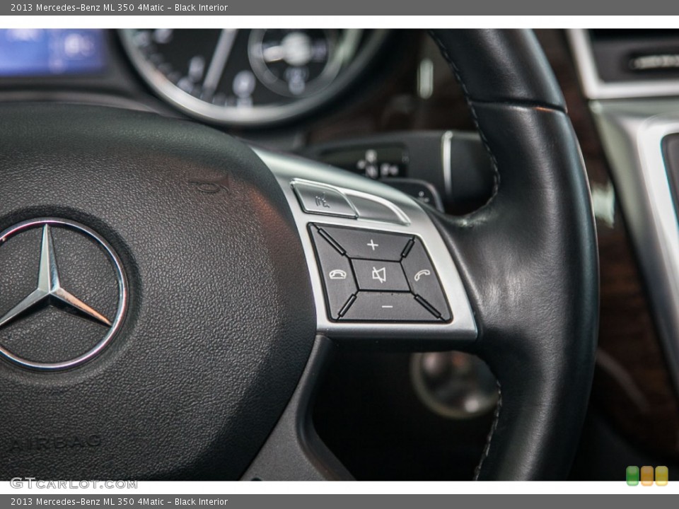 Black Interior Controls for the 2013 Mercedes-Benz ML 350 4Matic #103296436
