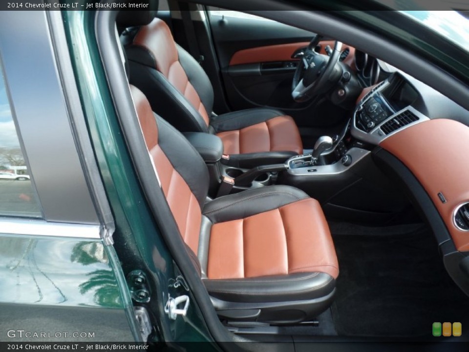 Jet Black/Brick Interior Front Seat for the 2014 Chevrolet Cruze LT #103298872