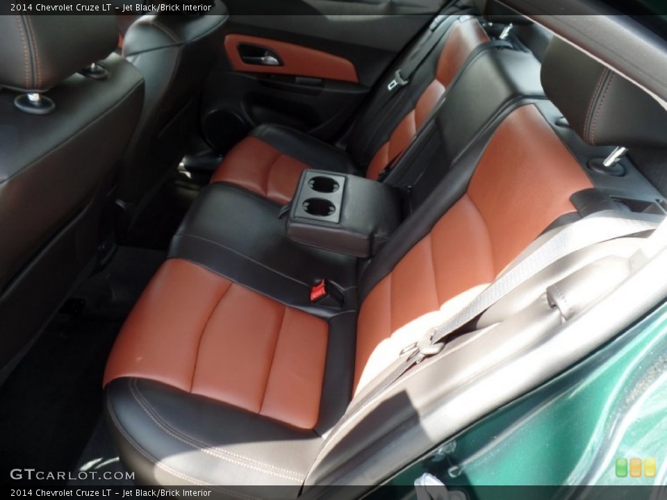 Jet Black/Brick Interior Rear Seat for the 2014 Chevrolet Cruze LT #103299031