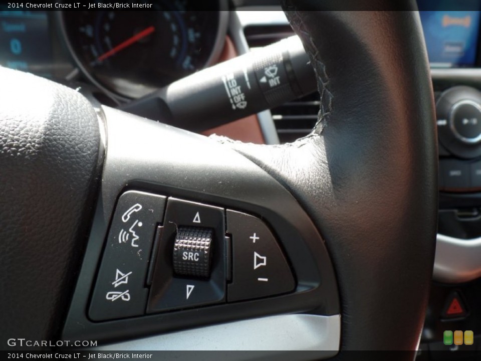 Jet Black/Brick Interior Controls for the 2014 Chevrolet Cruze LT #103299301