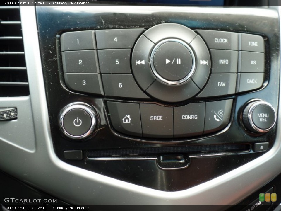 Jet Black/Brick Interior Controls for the 2014 Chevrolet Cruze LT #103299469