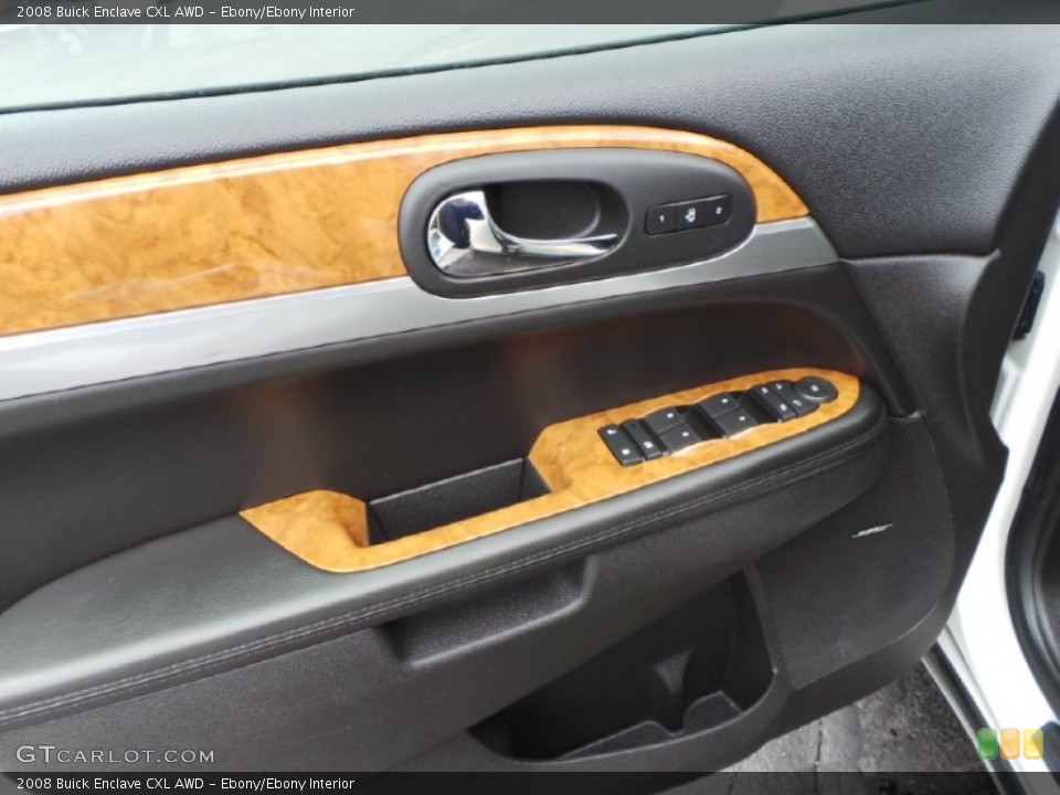 Ebony/Ebony Interior Door Panel for the 2008 Buick Enclave CXL AWD #103299967