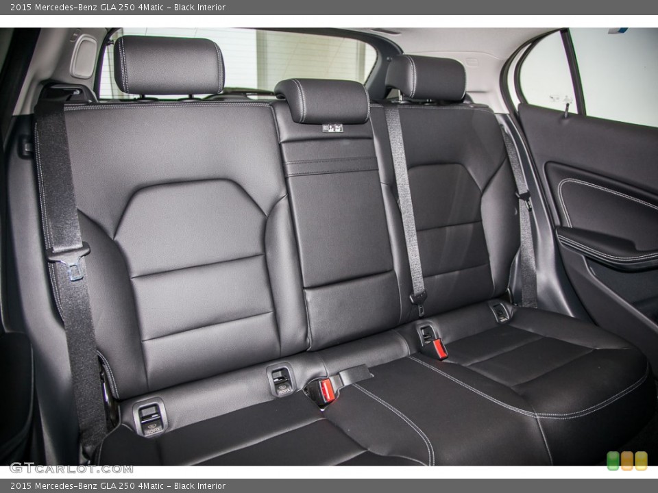 Black Interior Rear Seat for the 2015 Mercedes-Benz GLA 250 4Matic #103301812