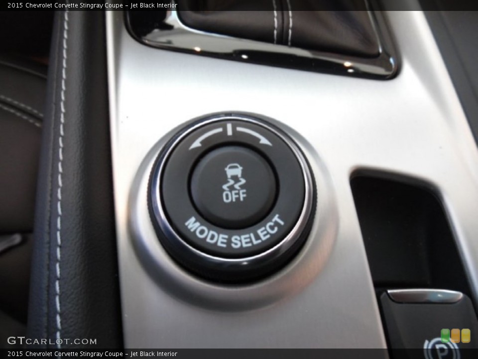Jet Black Interior Controls for the 2015 Chevrolet Corvette Stingray Coupe #103302778