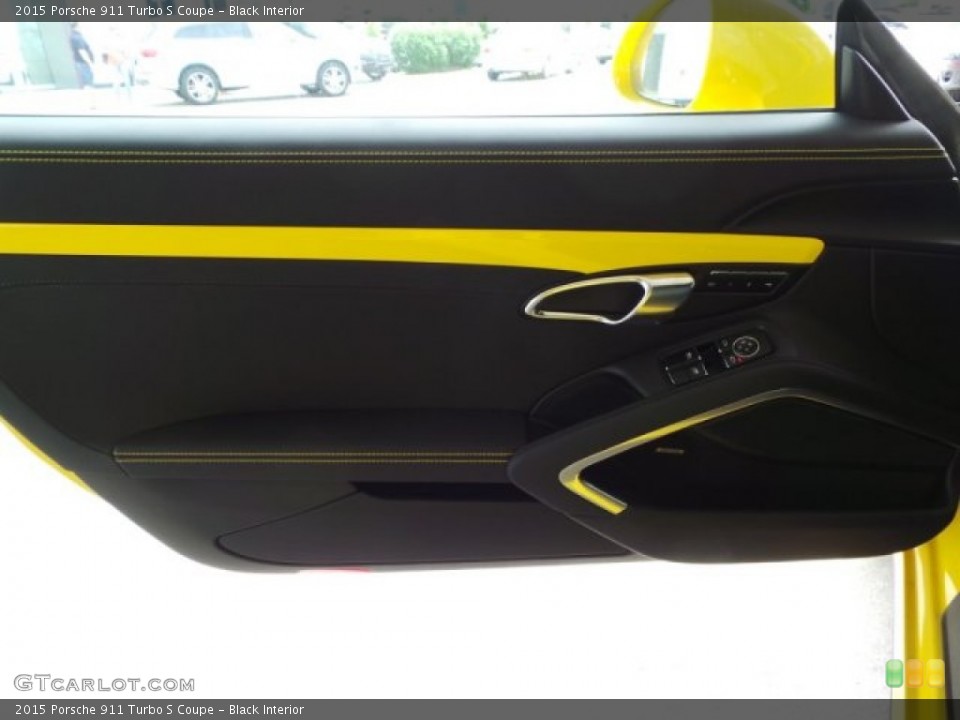 Black Interior Door Panel for the 2015 Porsche 911 Turbo S Coupe #103305421