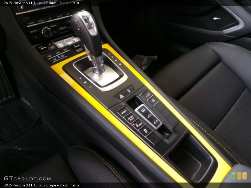 Black Interior Transmission for the 2015 Porsche 911 Turbo S Coupe #103305532
