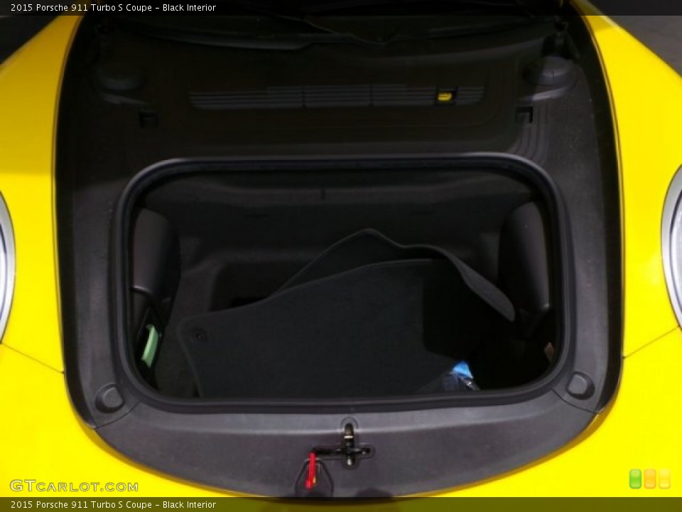 Black Interior Trunk for the 2015 Porsche 911 Turbo S Coupe #103305736
