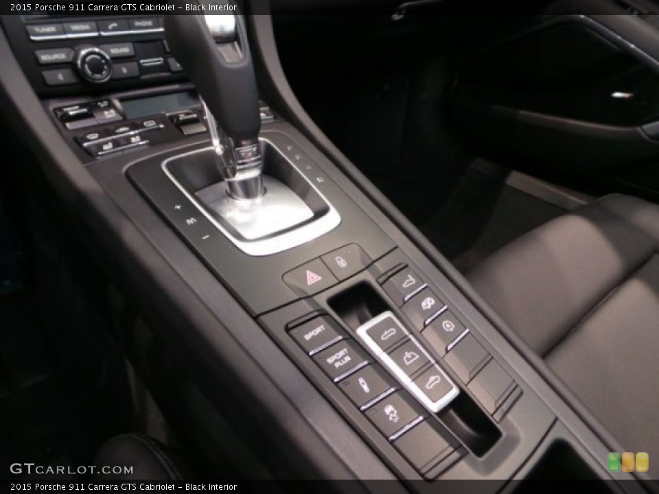Black Interior Controls for the 2015 Porsche 911 Carrera GTS Cabriolet #103306141