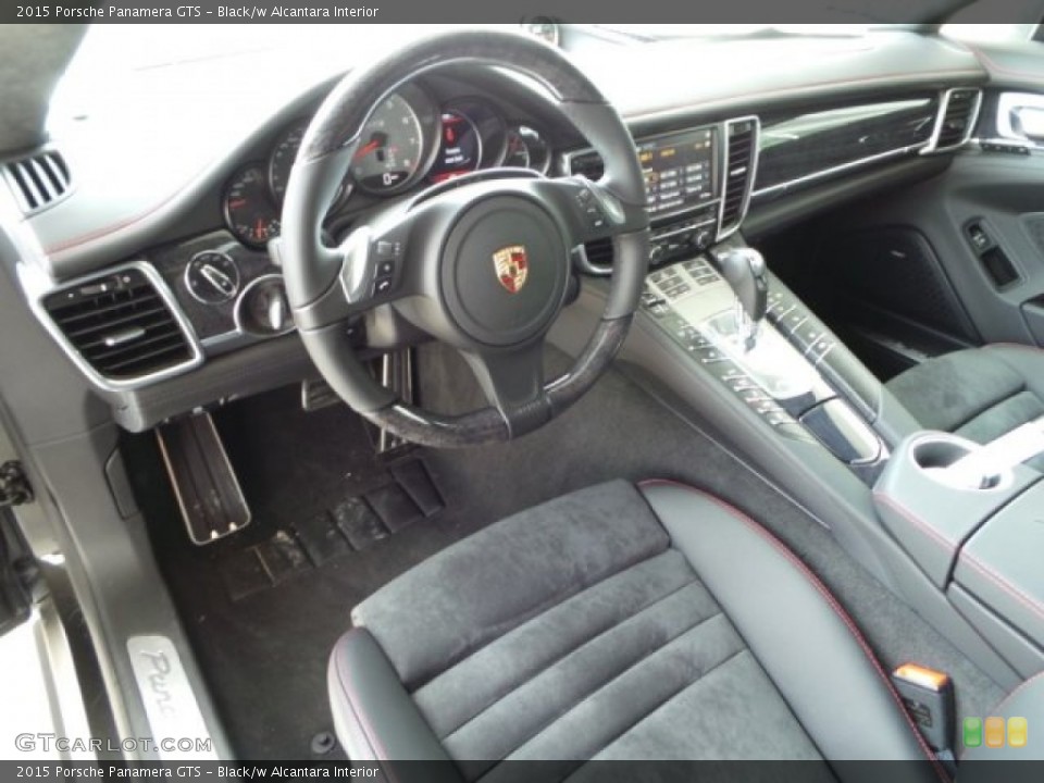 Black/w Alcantara Interior Photo for the 2015 Porsche Panamera GTS #103308052