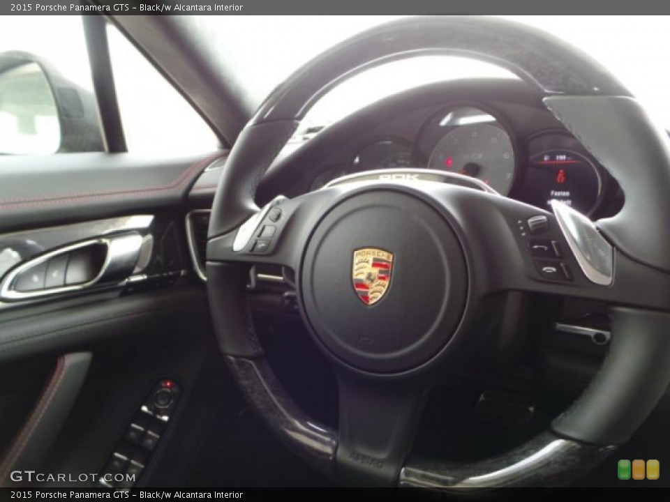 Black/w Alcantara Interior Steering Wheel for the 2015 Porsche Panamera GTS #103308361