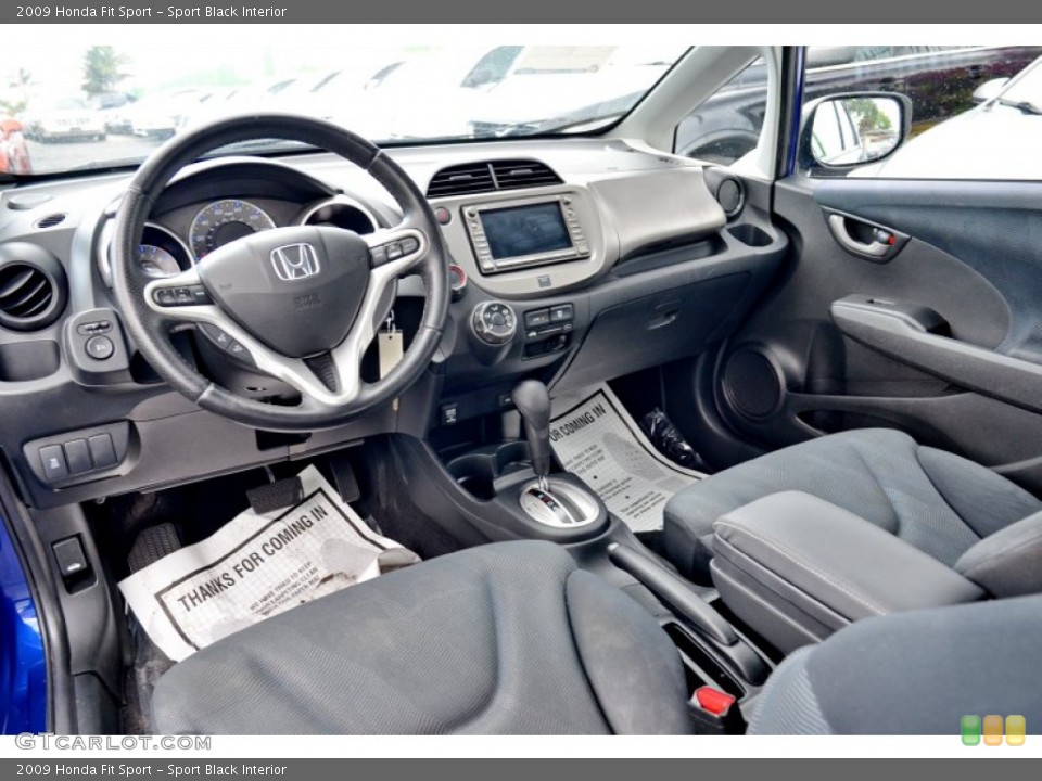 Sport Black Interior Photo for the 2009 Honda Fit Sport #103309024