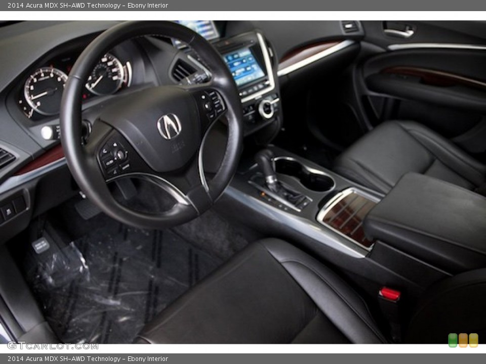 Ebony Interior Photo for the 2014 Acura MDX SH-AWD Technology #103310440