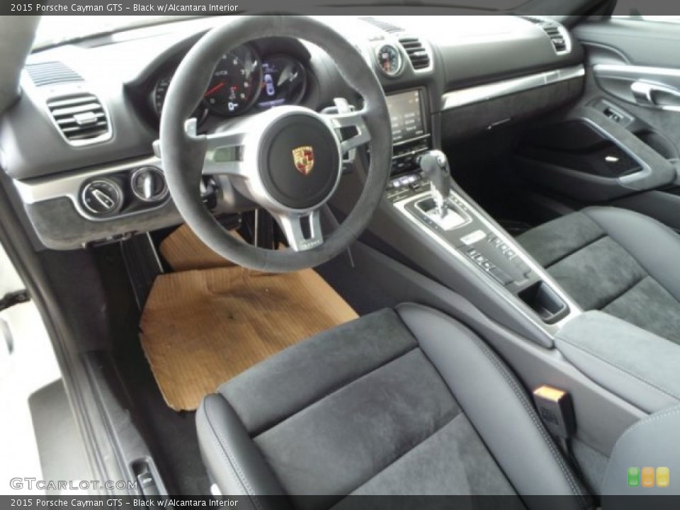 Black w/Alcantara Interior Photo for the 2015 Porsche Cayman GTS #103311040