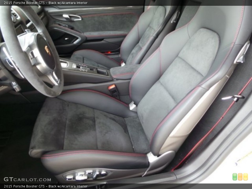 Black w/Alcantara 2015 Porsche Boxster Interiors