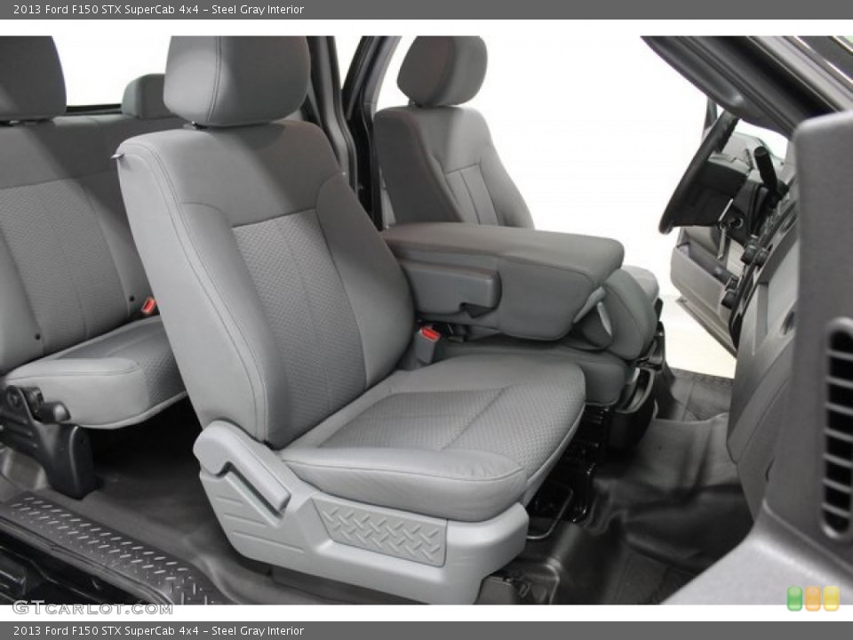 Steel Gray Interior Front Seat for the 2013 Ford F150 STX SuperCab 4x4 #103316716