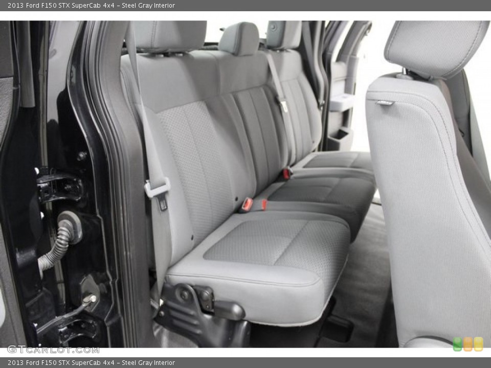 Steel Gray Interior Rear Seat for the 2013 Ford F150 STX SuperCab 4x4 #103316728