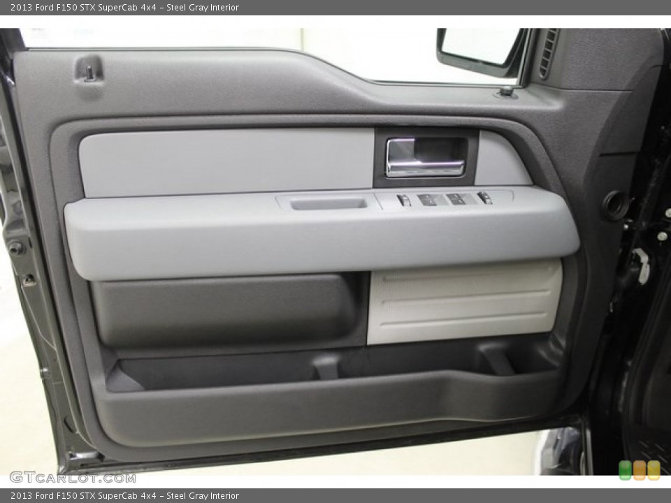 Steel Gray Interior Door Panel for the 2013 Ford F150 STX SuperCab 4x4 #103316806