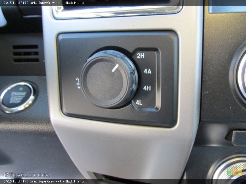 Black Interior Controls for the 2015 Ford F150 Lariat SuperCrew 4x4 #103322641