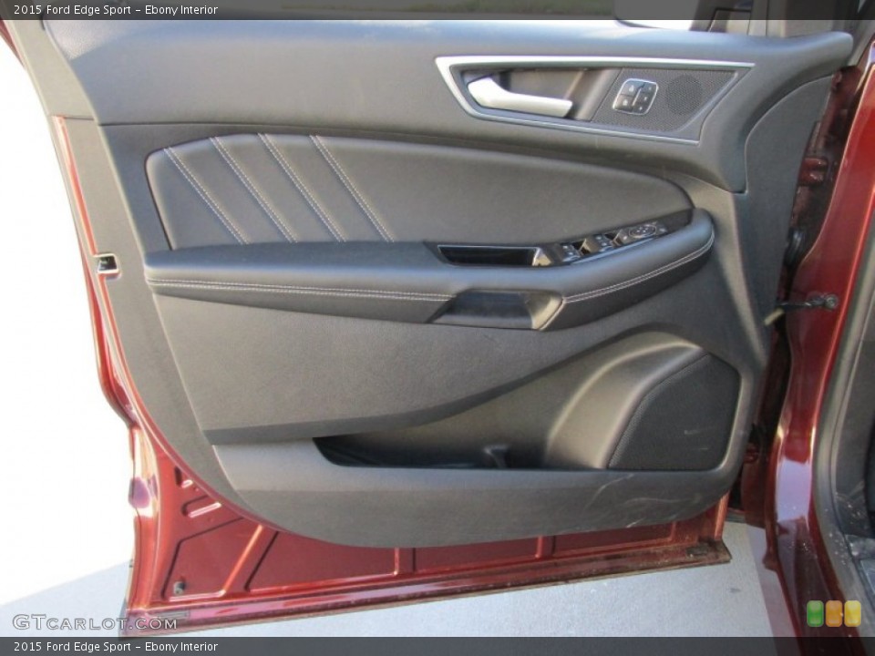 Ebony Interior Door Panel for the 2015 Ford Edge Sport #103322842