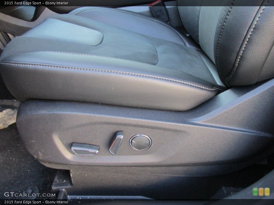 Ebony Interior Front Seat for the 2015 Ford Edge Sport #103322851