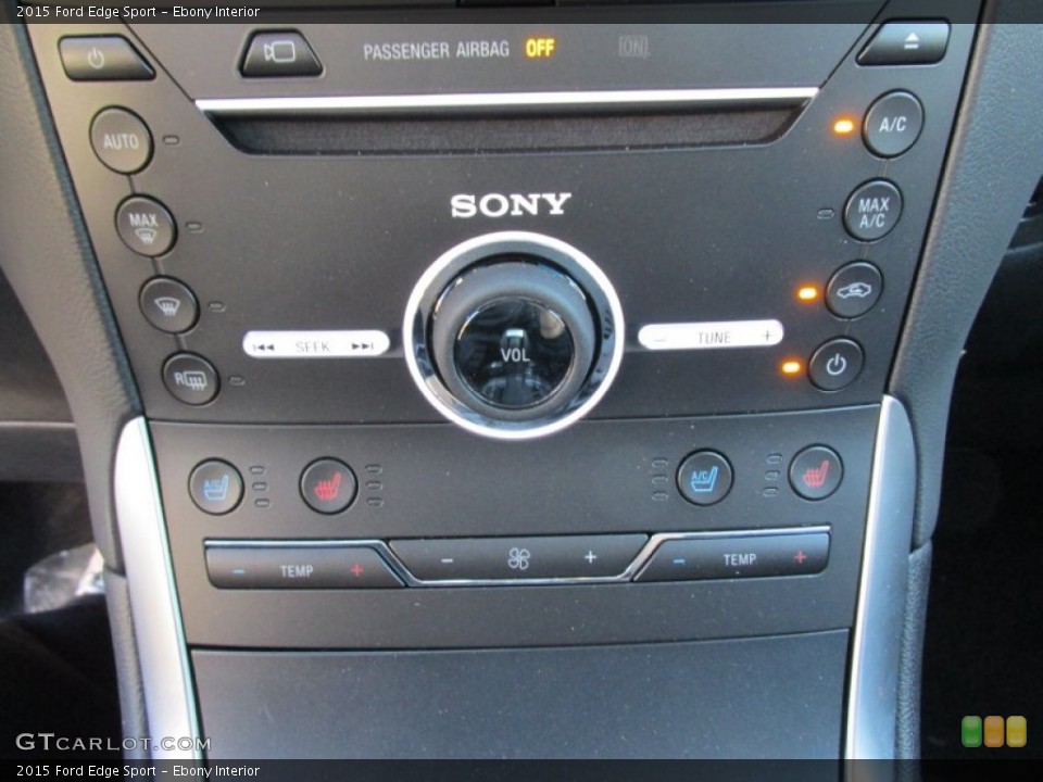 Ebony Interior Controls for the 2015 Ford Edge Sport #103322863