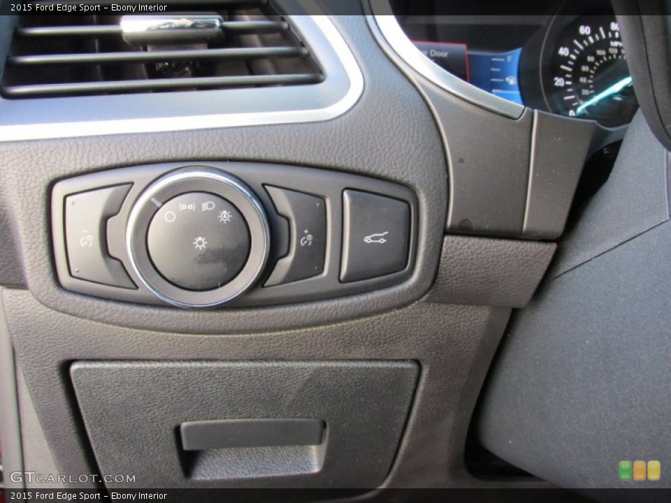Ebony Interior Controls for the 2015 Ford Edge Sport #103322881