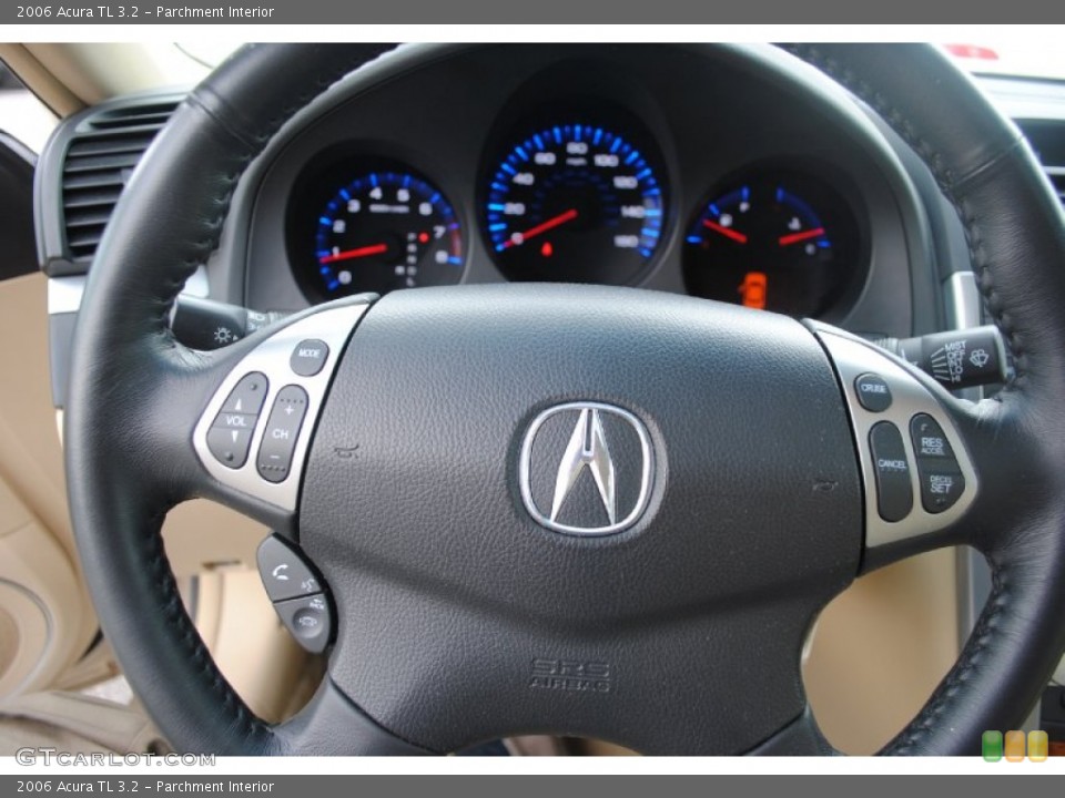 Parchment Interior Steering Wheel for the 2006 Acura TL 3.2 #103324111