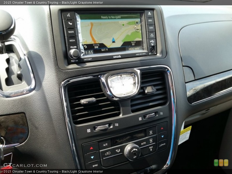 Black/Light Graystone Interior Controls for the 2015 Chrysler Town & Country Touring #103326635