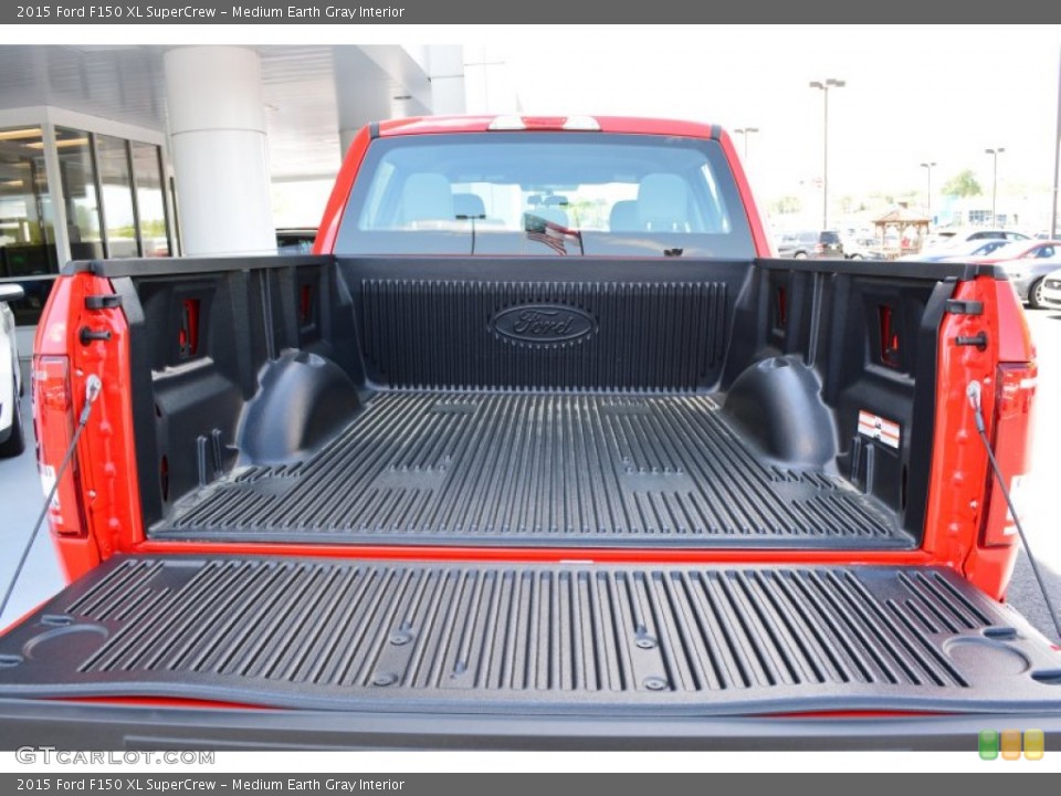Medium Earth Gray Interior Trunk for the 2015 Ford F150 XL SuperCrew #103327082