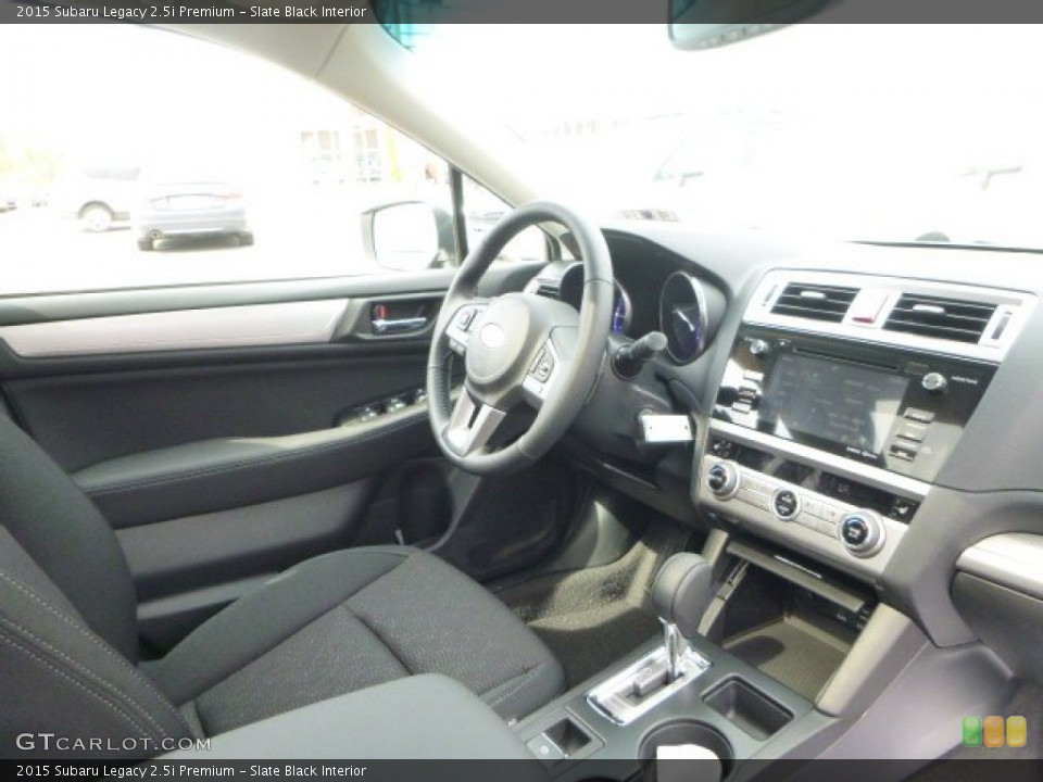 Slate Black Interior Photo for the 2015 Subaru Legacy 2.5i Premium #103330343