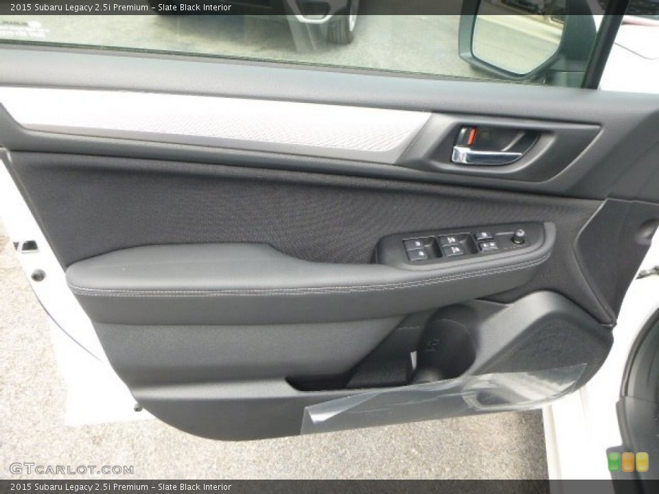 Slate Black Interior Door Panel for the 2015 Subaru Legacy 2.5i Premium #103330445