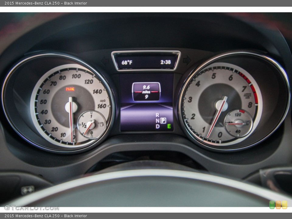 Black Interior Gauges for the 2015 Mercedes-Benz CLA 250 #103330796