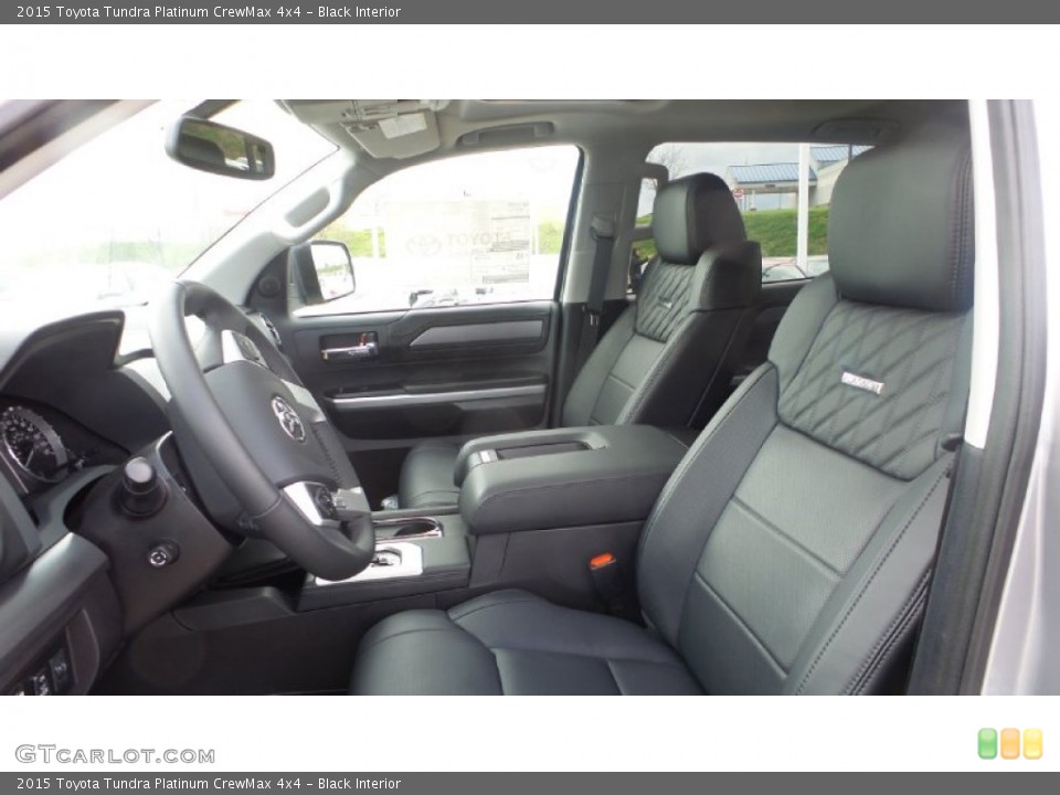 Black Interior Photo for the 2015 Toyota Tundra Platinum CrewMax 4x4 #103332340