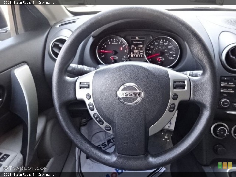 Gray Interior Steering Wheel for the 2013 Nissan Rogue S #103332710