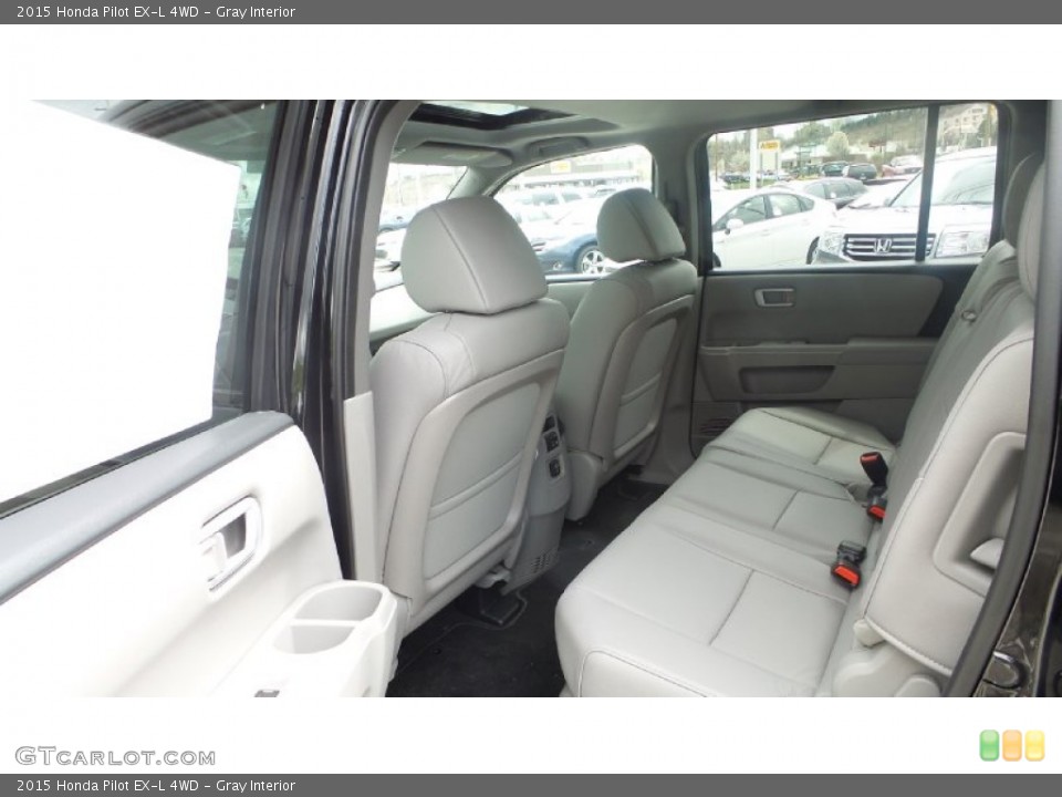 Gray Interior Rear Seat for the 2015 Honda Pilot EX-L 4WD #103334804