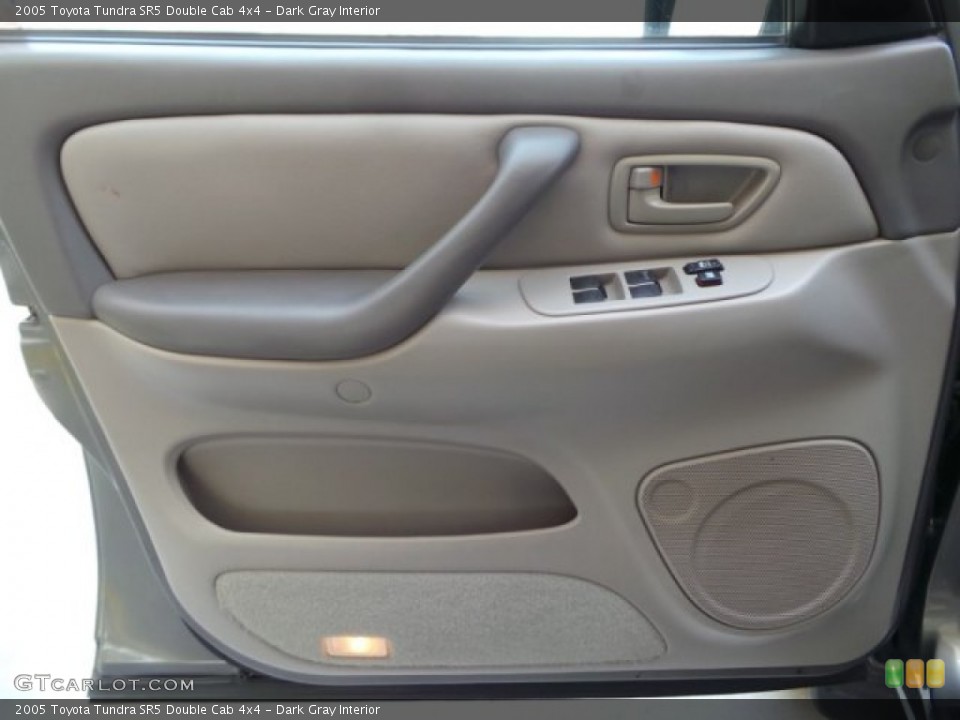 Dark Gray Interior Door Panel for the 2005 Toyota Tundra SR5 Double Cab