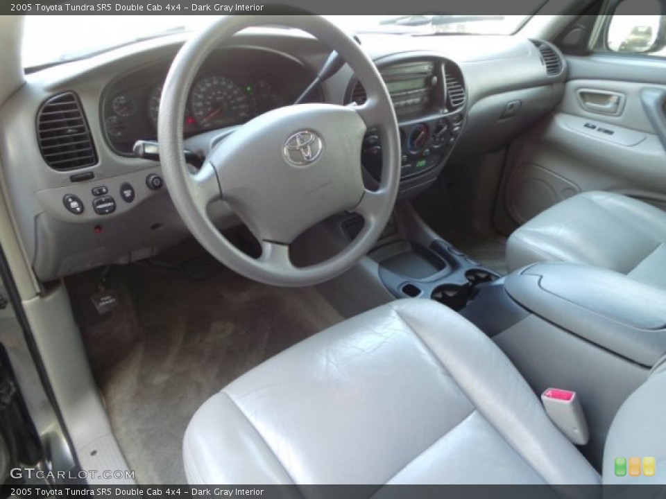 Dark Gray Interior Photo for the 2005 Toyota Tundra SR5 Double Cab 4x4 #103337546