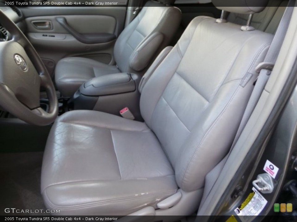 Dark Gray Interior Front Seat for the 2005 Toyota Tundra SR5 Double Cab 4x4 #103337570