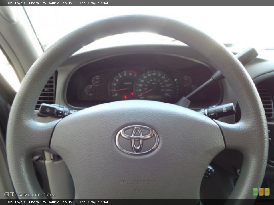 Dark Gray Interior Steering Wheel for the 2005 Toyota Tundra SR5 Double Cab 4x4 #103337825