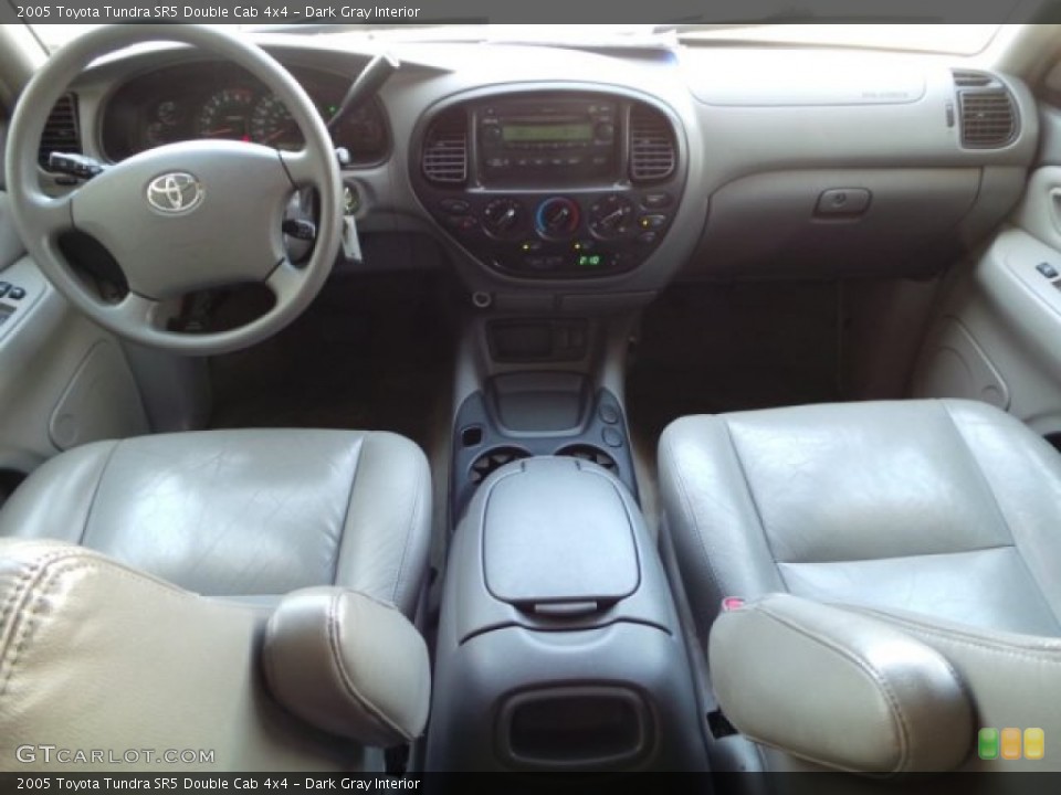 Dark Gray Interior Dashboard for the 2005 Toyota Tundra SR5 Double Cab 4x4 #103337933
