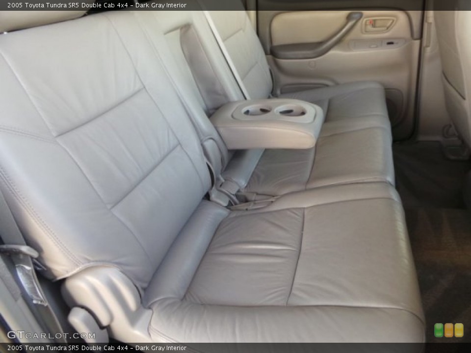 Dark Gray Interior Rear Seat for the 2005 Toyota Tundra SR5 Double Cab 4x4 #103337999