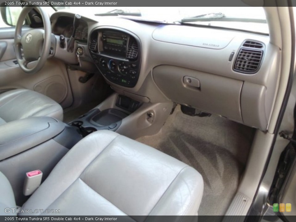 Dark Gray Interior Dashboard for the 2005 Toyota Tundra SR5 Double Cab 4x4 #103338041