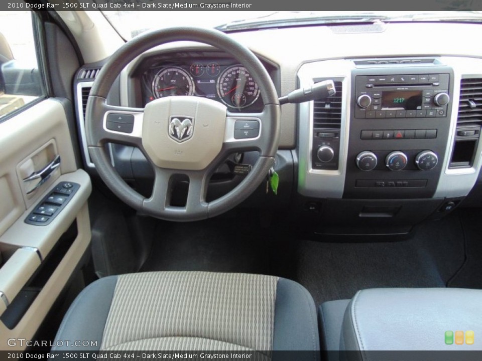 Dark Slate/Medium Graystone Interior Dashboard for the 2010 Dodge Ram 1500 SLT Quad Cab 4x4 #103338416