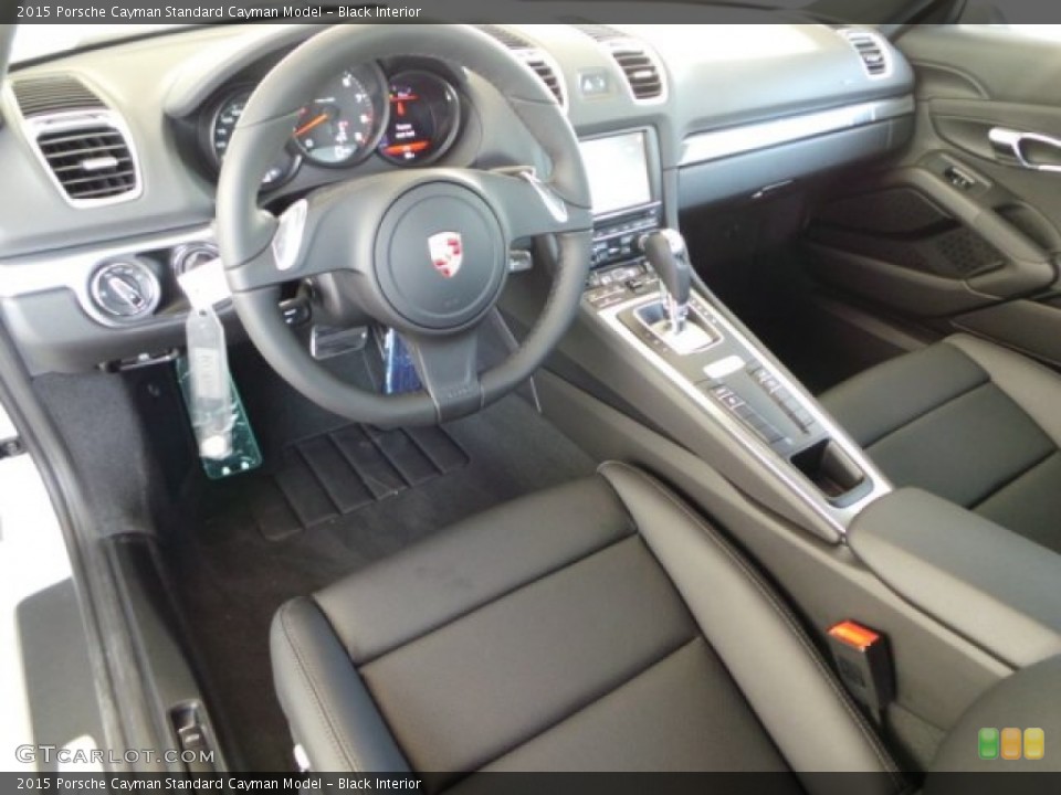 Black Interior Photo for the 2015 Porsche Cayman  #103339487